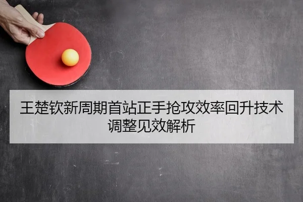 王楚钦新周期首站正手抢攻效率回升技术调整见效解析